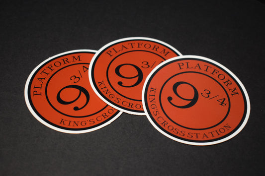 9 3/4 Kings Cross Sticker