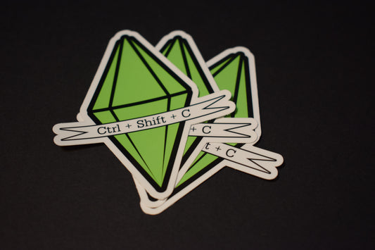 Ctrl+Shift+C Plumbob Sticker