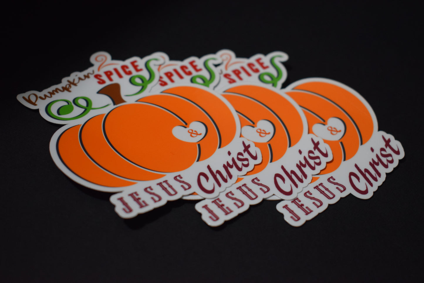 Pumpkin & Jesus Sticker