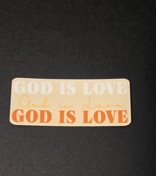 God Is Love sticker