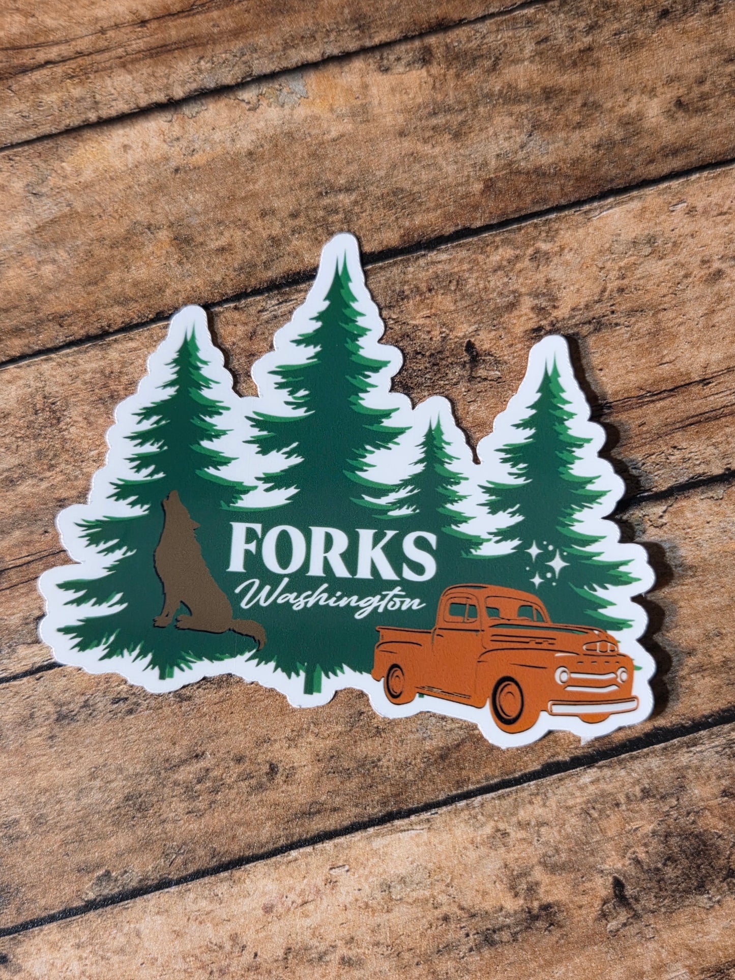 Forks, WA Sticker