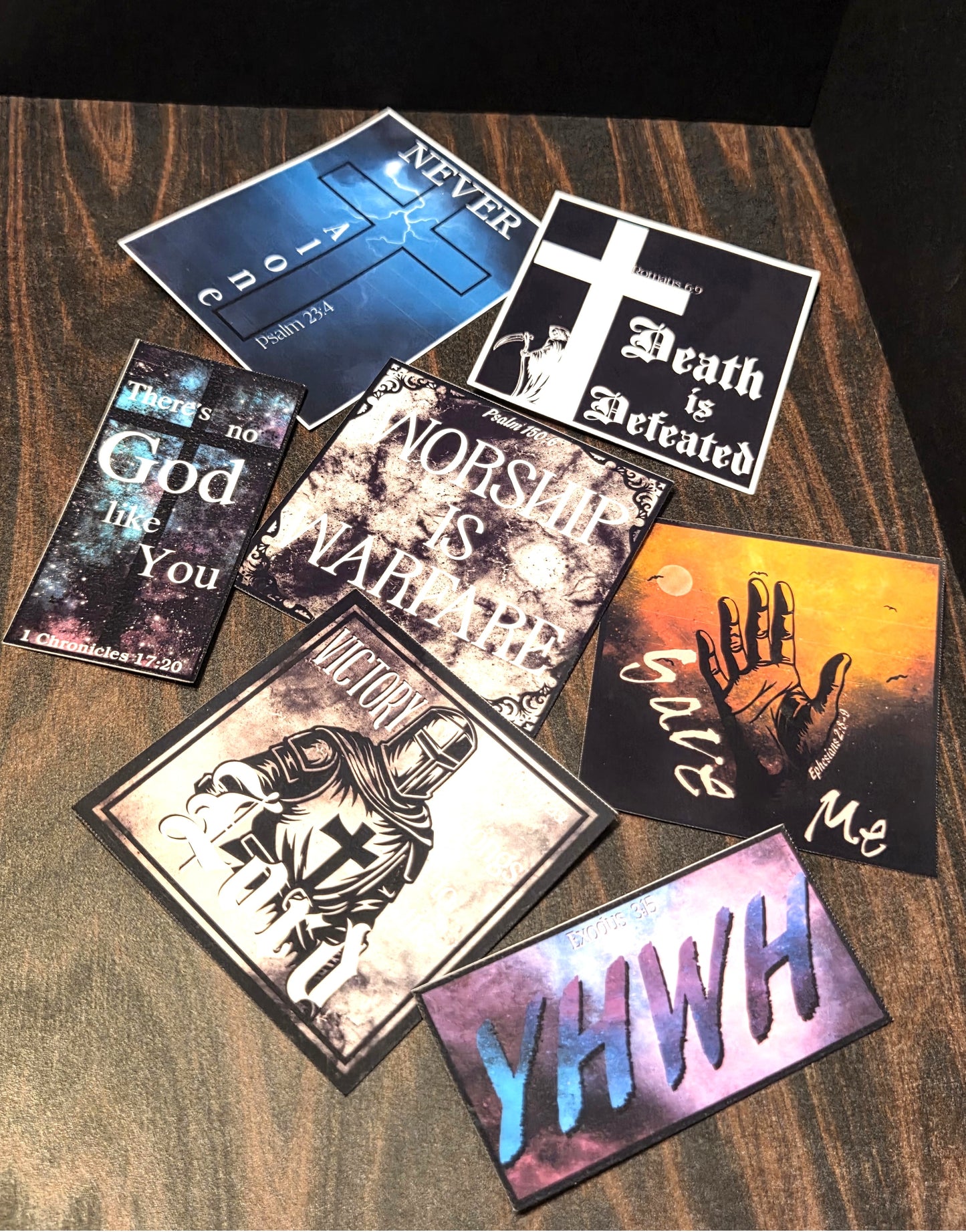 Alt. Christian vinyl sticker pack
