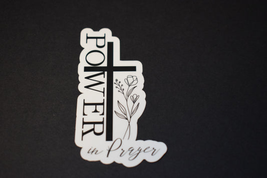 Power in Prayer Sticker