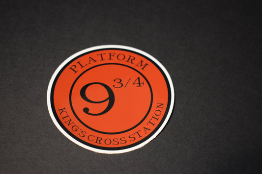 9 3/4 Kings Cross Sticker