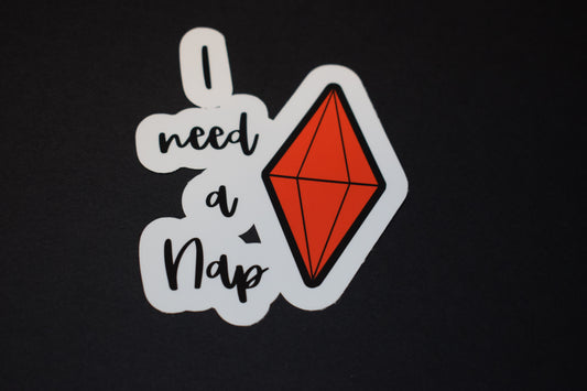 I need a Nap Plumbob Sticker