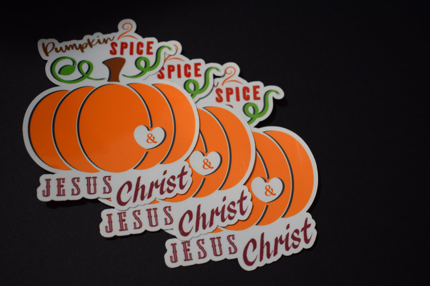 Pumpkin & Jesus Sticker